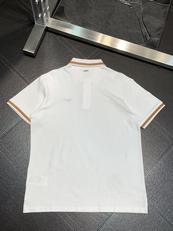 Zegna Zegna exclusive exclusive new original single men's casual Polo short-sleeved high-end customized high version of the fashion versatile explosive models     imported fabrics logo pattern design on the chest feel ul