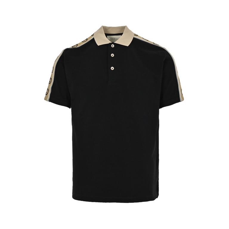 GucciGucci 20ss Reflective Ribbon Polo Short SleevePurchase the authentic version of the operation of the custom weaving 60 count double stranded fabrics to distinguish the market custom weaving double herringbone patter