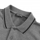 Zegna  Zegna classic chest letters embroidered Polo short-sleeved NetroStar with the same models, using the classic logo three-dimensional embroidery, embroidery full feel very comfortable Super versatile and good-lookin