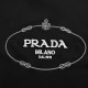 PradaPrada 24ss Flocked Letter Short SleeveCustomized fabric, printing accessories details are used one to one replica. The use of 230g cotton fabric 32 fine double cotton yarn plain, no etching dust hair art work at the