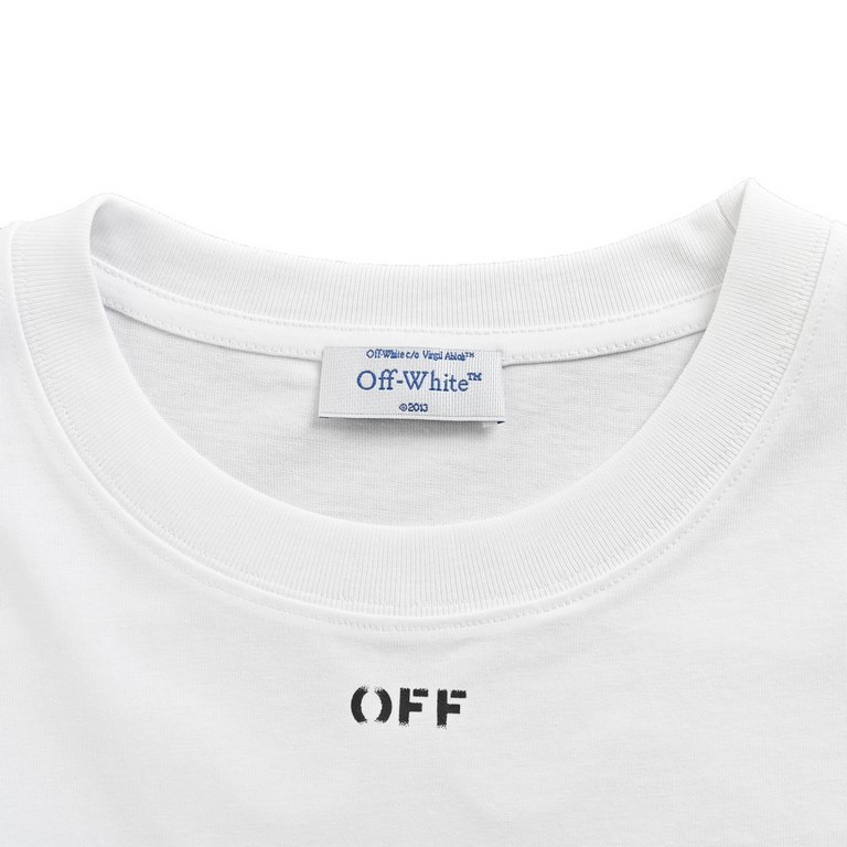 OFF WHITE CO VIRGIL 24ss Anchor Arrow Print Short SleeveAll fabrics and threads are custom knitted and custom dyed All fabric colors are color-coded and custom dyed fabrics without any color difference The use of 240G we