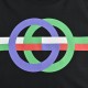 GucciSummer new G round double G color collision round neck short sleeve T-shirt GG pattern with a variety of colors, artisanal rendering and convergence of a colorful stripes on the body of a comfortable and comfortable