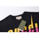 GucciSummer new, blade lightning print round neck short-sleeved T-shirt, yellow rose red with color printing models, grams 260g, feel soft and delicate and more than the general cotton material solid, comfortable and bre