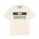 Gucci Gucci Logo Oversized Embroidered Short Sleeve T-Shirt with Interlocking ButtonsOriginal fabric, official same modelCustomized 240 grams of the same vat-dyed fabrics feel very comfortableSpring and summer the latest