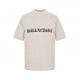 BalenciagaBalenciaga 24ss Blurred Letter Print Short SleeveFabric 16-count selected cotton, grams 245gThread 21s fine cotton pull-frame 11 thread weight 300gCraftsmanship elliptical machine white foam spray printing proc