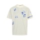 BurberryBurberry 24ss Rose Print Short SleevesWoven and dyed 230g combed cotton, garment washing treatment, imported water prize screen printing, large factory OEM, perfect alignmentSize S-XL