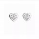 Tiffany Tiffany 22 Years New Classic Heart Solitaire Stud Earrings Exclusive one-to-one customization Symbolizing the civilization of classic elements Original ag925 sterling silver Guaranteed highest version on the mark