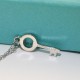 New   TIFFANY Tiffany Key Necklace   S925 Sterling Silver Precision version With logo  Chain length 45cm Adjustable   Tiffany