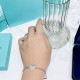 B755  Tiffany Tiffany new heart double layer bracelet classic hundred match counter new hundred match single product genuine synchronization S925 sterling silver material plating imitation gold actual shot exquisite craf