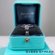 Tiffany TIFFANY new four claw diamond ring   high carbon diamonds   classic has never been surpassed, unique eye-catching brilliance, super   color inlaid with imported diamonds Code No. 5678