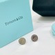 Tiffany Tiffany 22 years new classic logo circle   earrings Exclusive one to one customized symbolize the civilization of the classic elements Original ag925 sterling silver Guarantee the highest version of the market Co