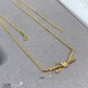 V gold material . ZP open version, Tiffany CNC hand set diamond T rope knot necklace   The intertwined ends are a powerful symbol of emotional connection. Elegant temperament models, cost-effective super high The highest