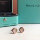 Tiffany Tiffany 2019 new listing T series white mother-of-pearl double T button earrings daily versatile single selected Germany imported s925 sterling silver material plating thick gold domestic not yet listed paragraph