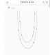 C123   Tiffany Tiffany early spring new counter synchronization sale Na Zha same ten diamonds raindrops long chain original one-to-one custom low-profile luxury atmospheric beauty Selected German imported s925 sterling s