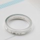 Tiffany Tiffany 1837 Ring CNC version in S925 sterling silver  Size  Wide 38 Narrow 35