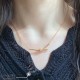 [Seiko Version] Tiffany CNC Hand-Set Diamond T Knot Necklace The Knot Collection is atmospheric and simple, as well as particularly interesting, with a design inspired by knots. Knots are known to symbolize strength, per