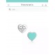 Tiffany Tiffany 22 years new classic heart enamel asymmetric earrings Exclusive one to one customization Symbolizing the civilization of the classic elements Original ag925 sterling silver Guaranteed highest version in t