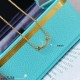 V gold material Tiff   Tiffany mini light gold smiley face necklace, counter Latest Double T  smile  necklace  11 reworking tiffany to smiley face the strongest inspiration for the design, the smile is a kind of the most