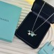 SpotC297  Tiffany Tiffany new heart sign star lightning crescent classic elements necklace classic match counter new match single genuine synchronization counter consistent S925 sterling silver to create real shot exquis