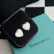 C243  Tiffany Tiffany New Classic Heart love earrings Exclusive one-to-one customization Symbolizes the civilization of classic elements Original ag925 sterling silver Guaranteed highest version on the market Counterfeit