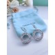 Seiko version of the new V gold material    Tiffany Tiffany elegant letter combination circle earrings earrings   outstanding bold mix and match in the style change to find the true self show models latest products  desi