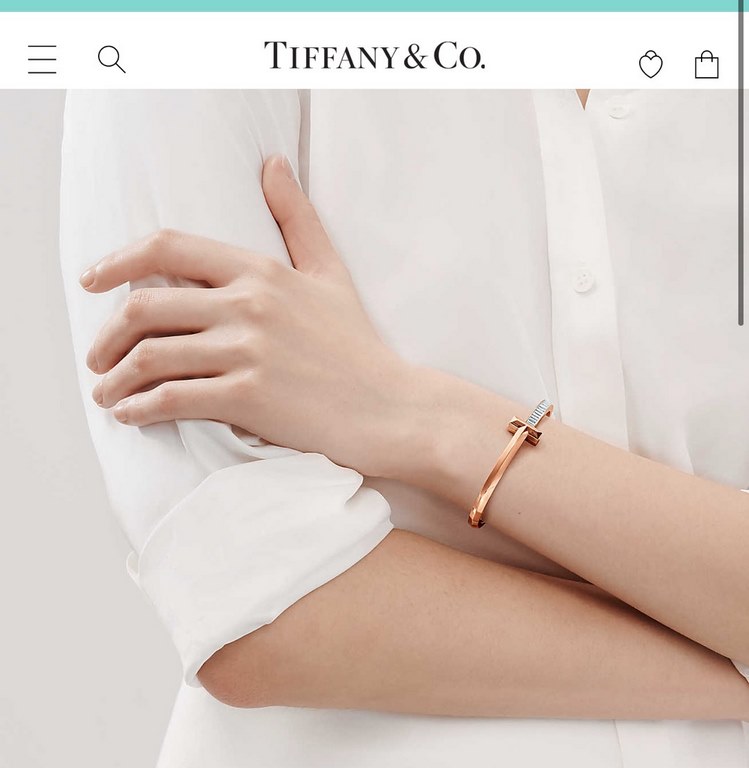 AA116  Tiff Tiffany T1 Series Wide Edition Ladder Diamonds Bracelet Exclusive Premiere High-end customized Goddesses with the same model Designed to highlight the exquisite elegance, low-key bloom confidence Very delicat