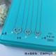 9 2  5   Large, Medium 100, Small 95   Tiffany Heart Heart Necklace, high version, down to the bottom of the cost of 5A high carbon diamonds, customized exclusive precision cutting 160 cutting process Cubic zircon  refra