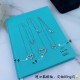 9 2  5   Large, Medium 100, Small 95   Tiffany Heart Heart Necklace, high version, down to the bottom of the cost of 5A high carbon diamonds, customized exclusive precision cutting 160 cutting process Cubic zircon  refra