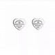 Tiffany Tiffany 22 Years New Classic Heart Solitaire Stud Earrings Exclusive one-to-one customization Symbolizing the civilization of classic elements Original ag925 sterling silver Guaranteed highest version on the mark