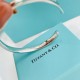 Tiffany Tiffany 1837 Collection Letters Open End Bracelet Classic Selected Original Uniform s925 Sterling Silver Plated 18k Platinum Colorfast and Non-Allergenic Heavy Craftsmanship Sterling Silver Bracelet