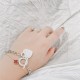 B626 Tiffany Tiffany Heart OT Bracelet Classic Hundred Counter new Hundred single product Authentic synchronization Real photography exquisite craftsmanship Popular Tiffany theme is always the focus of attention White go