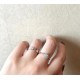 Tiff Tiffany Modern Keys Collection   Single T Polished Asymmetrical Opening Ring Made of imported s925 Sterling Silver with thick gold plating, the strongest polishing technology, new at the counter, no picky fingers, s