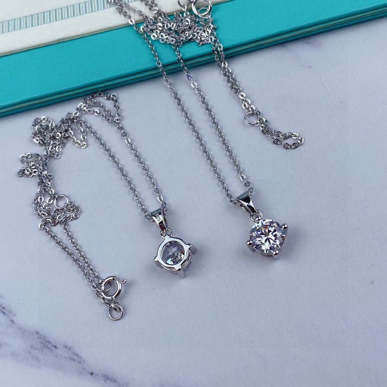 Tiffany Small Four Claw Diamond Necklace Superb sale [shy] [shy] [shy] [shy] [shy] [shy] [shy] Small Round Diamond Earrings             What you see is what you get!  Very translucent diamonds, super high simulation