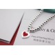 [Replacement level] tiff Tiffany   Peach heart red enamel heart tag bracelet Classic versatile Newest   Single authentic synchronized 925 sterling silver to create real exquisite craftsmanship    popular Tiffany theme is