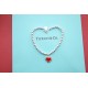 [Replacement level] tiff Tiffany   Peach heart red enamel heart tag bracelet Classic versatile Newest   Single authentic synchronized 925 sterling silver to create real exquisite craftsmanship    popular Tiffany theme is