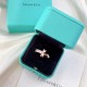 Tiffany tiff T1 Series Newest Single T Row Diamond Ring Exclusive High-end Customization Yang Mi Goddess Same Model The design highlights the exquisite elegance, low-key bloom confidence Very delicate and eye-catching. O