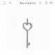 Tiffany Tiffany Keys Collection Heart Key Necklace Ultra fine craftsmanship Original one-to-one customization Made of imported s925 sterling silver with thick gold plating No fading and no allergy Precision crafted the h