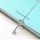 Tiffany Tiffany Keys Collection Heart Key Necklace Ultra fine craftsmanship Original one-to-one customization Made of imported s925 sterling silver with thick gold plating No fading and no allergy Precision crafted the h