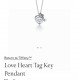 Thursday  TIFF Tiffany Open Your Heart Heart Plaque Key Love Necklace Inspired by the 1969 Please Return To Love collection, the unique unlocking design is extremely meaningful, simple, and pure, and it is the perfect wa