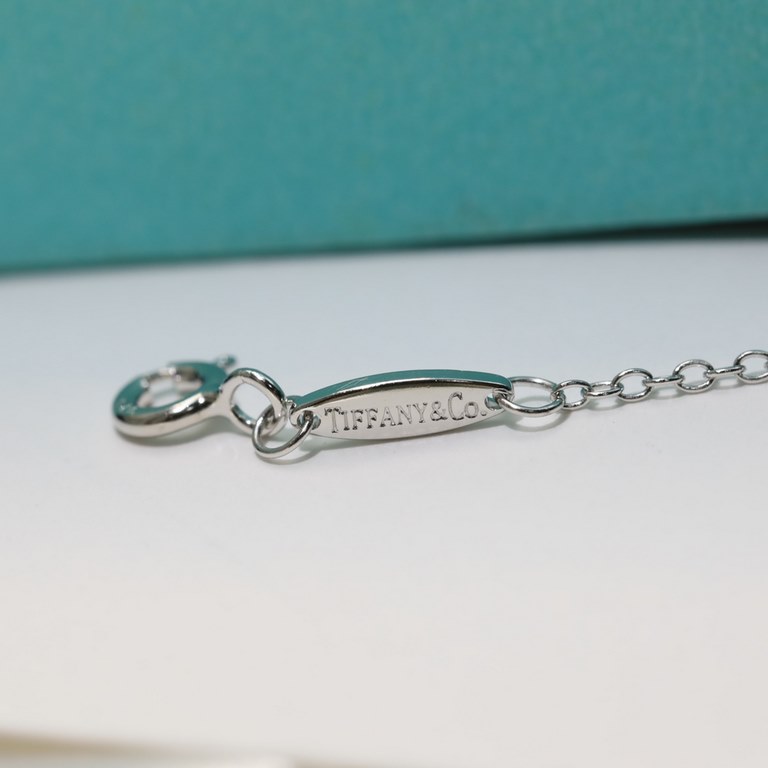 New   TIFFANY Tiffany Key Necklace   S925 Sterling Silver Precision version With logo  [925] Chain Length 45cm Adjustable      Tiffany