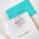 New Tiff Tiffany Fine Jewelry Custom Luxury White Diamonds Drop Earrings High-end custom original single 925 sterling silver needle micro-set to create a super-shiny texture awesome on the ear gorgeous casually ride are 