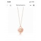 2022 New Tiffany Tiffany Love Plaque Necklace Heart Pendant Gift Best Gift Big Brand Same Style  Unique Simple Design Minimalist Style No Allergies No Fading    Goddess Walk Up