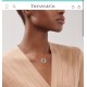 [Buy level] Tiffany Tiffany New listing! T two series Circle full of diamonds Double T necklace Selected original consistent imported s925 sterling silver material plating 18k rose gold using high carbon diamonds set by 