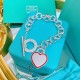 Tiff@ny Infinity Hong Kong genuine buy tiffany bracelet tiffany tiffany peach heart sterling silver pendant 925 women's models With the authenticity of the same, this goods on the counter on the sale of 8700  more than t