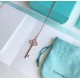 [OEM Grade] Tiffany Tiffany Heart Crown Key Original Necklace The solid seal is made of the highest version of imported high carbon diamonds in the market Imported 925 sterling silver plated with 18k gold Yang Mi's same 