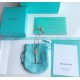 [OEM Grade] Tiffany Tiffany Heart Crown Key Original Necklace The solid seal is made of the highest version of imported high carbon diamonds in the market Imported 925 sterling silver plated with 18k gold Yang Mi's same 