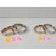 Tiffany 3 Diamonds Alphabet Ring  Tiffany Three Lifetimes Couple   Style  [Wide] [Narrow] White Gold, Rose Gold Two Colors 5#6#7#8#9#10# Sufficient Yardage