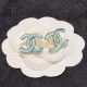 Xiao Xiang CHANEL hot new personalized fashion Tiffany light blue double C earrings purchased on behalf of the level of a one-to-one quality Elegant and generous craftsmanship design is very modification of the face shap