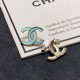 Xiao Xiang CHANEL hot new personalized fashion Tiffany light blue double C earrings purchased on behalf of the level of a one-to-one quality Elegant and generous craftsmanship design is very modification of the face shap