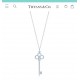 Tiffany Tiffany Keys Classic Key Necklace One of tiffany's classic pieces, this super versatile necklace is made of original custom crafted Ag925 sterling silver in rose gold and platinum.